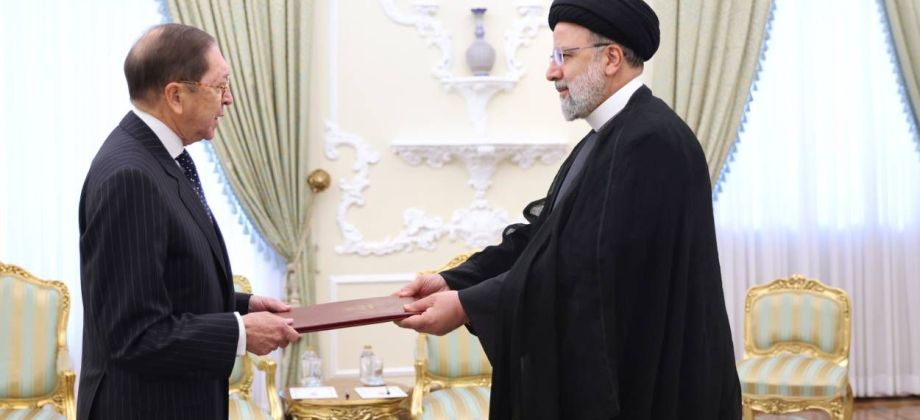 Embajador de Colombia en la República de Türkiye presentó cartas credenciales como embajador no residente ante el presidente de la República Islámica de Irán