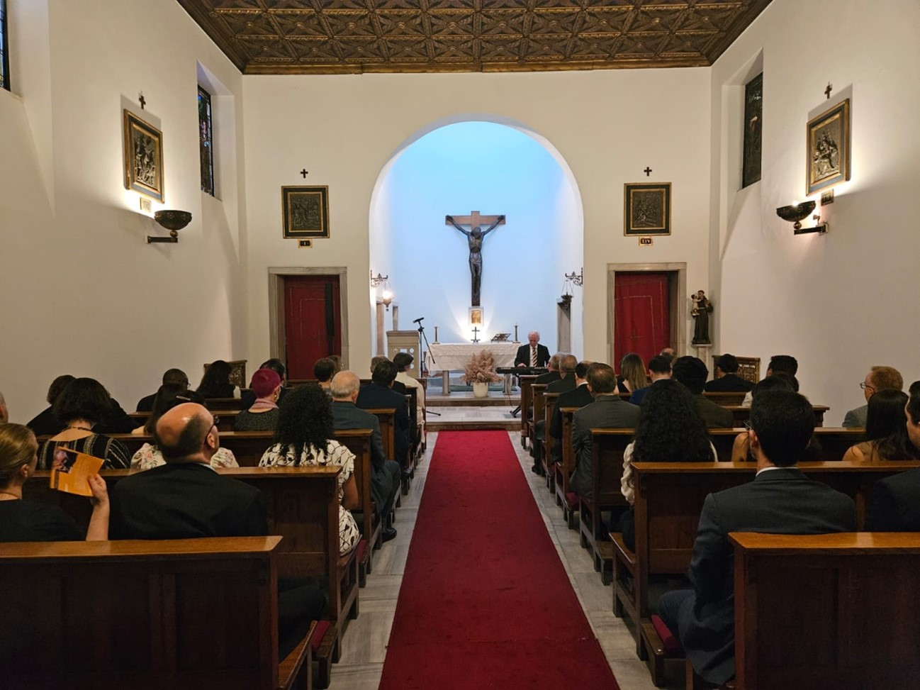 El Concierto de órgano con el Maestro Álvaro Posada Castaño fue organizado por la Embajadas de Colombia e Italia