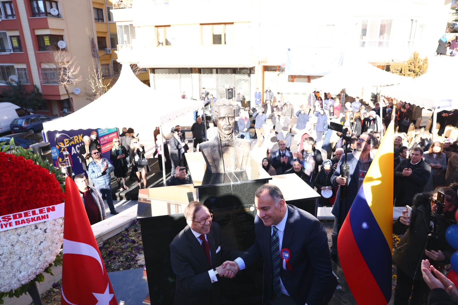 Inauguración Parque República de Colombia en Ankara, Turquía