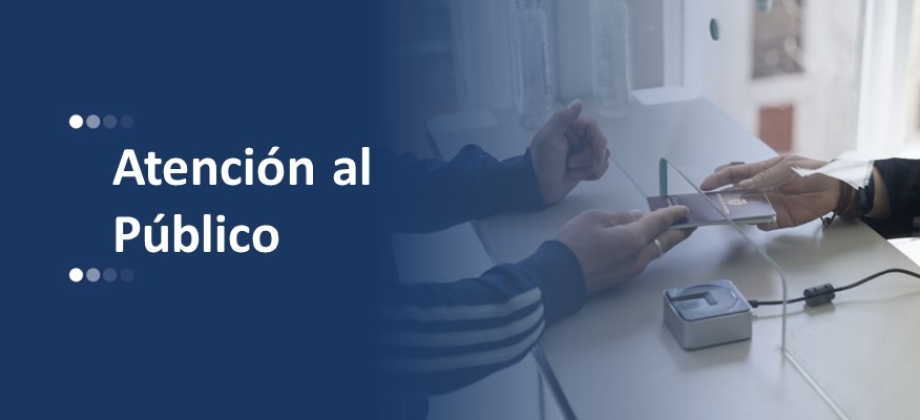 Del 5 al 9 de junio de 2025 no habrá atención en la Embajada de Colombia en Türkiye y su sección consular