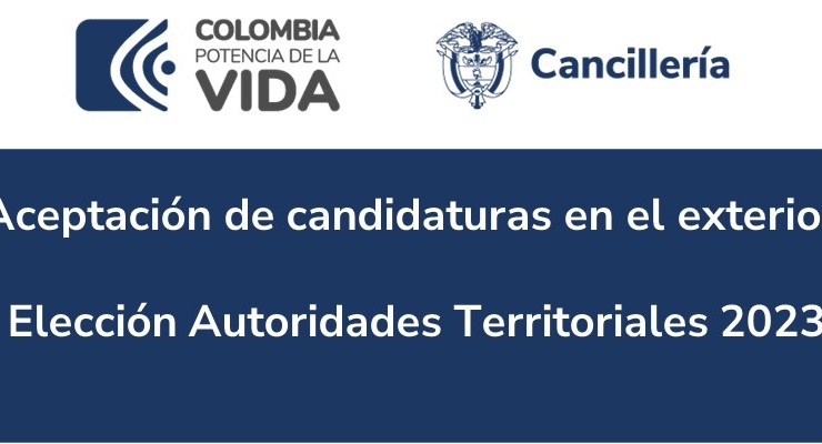 Embajada de Colombia en Turquía y su sección consular anuncian el procedimiento para la recepción de la aceptación de candidaturas en el exterior para las elecciones de autoridades locales en 2023