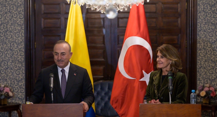 Cancilleres de Colombia y Turquía fortalecen asuntos económicos y de cooperación