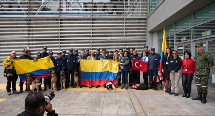 Misión colombiana viaja a Türkiye para ayudar a las víctimas del terremoto